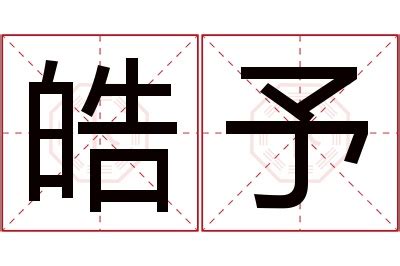 皓名字意思|皓字的含义和寓意